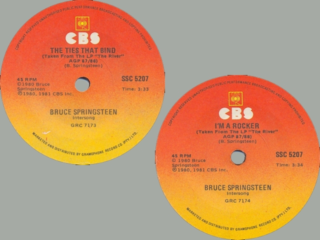 Bruce Springsteen - THE TIES THAT BIND / I'M A ROCKER
